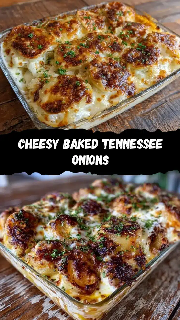 Cheesy Baked Tennessee Onions recipe