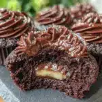 chocolate-filled cupcakes - featured image
