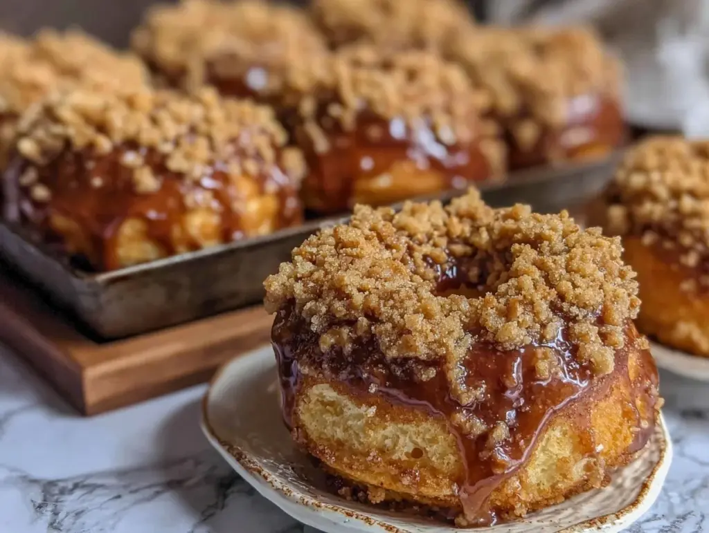 cinnamon crumb donuts - featured image