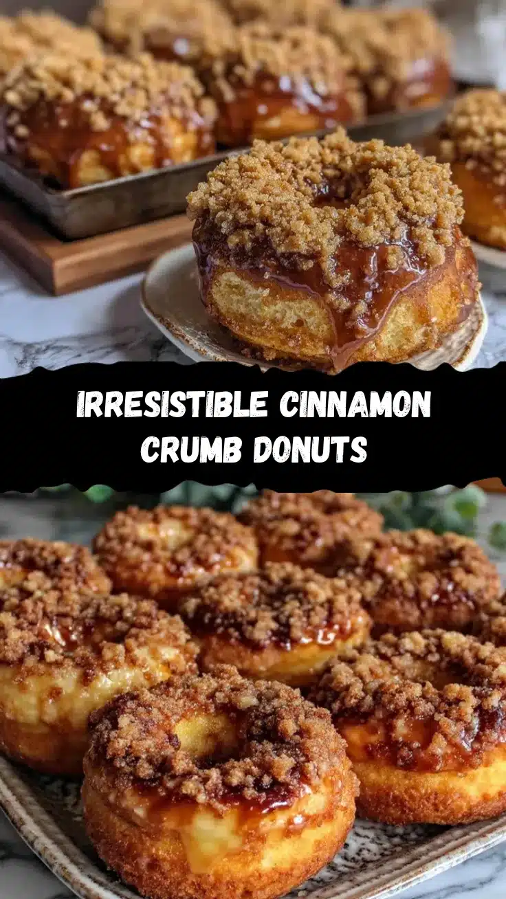 cinnamon crumb donuts recipe