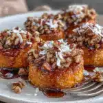 cinnamon pecan sweet potato rounds - featured image