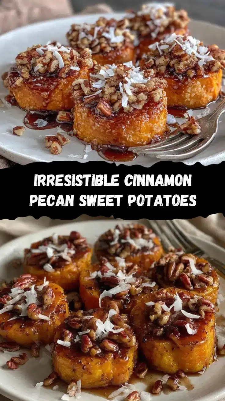 cinnamon pecan sweet potato rounds recipe
