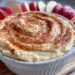 cinnamon roll cheesecake dip - featured image