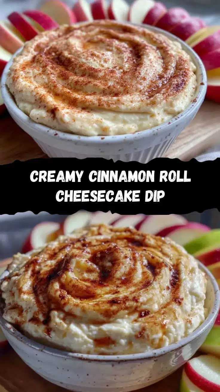 cinnamon roll cheesecake dip recipe