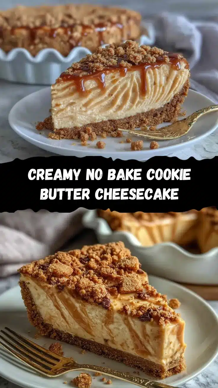 cookie butter cheesecake recipe