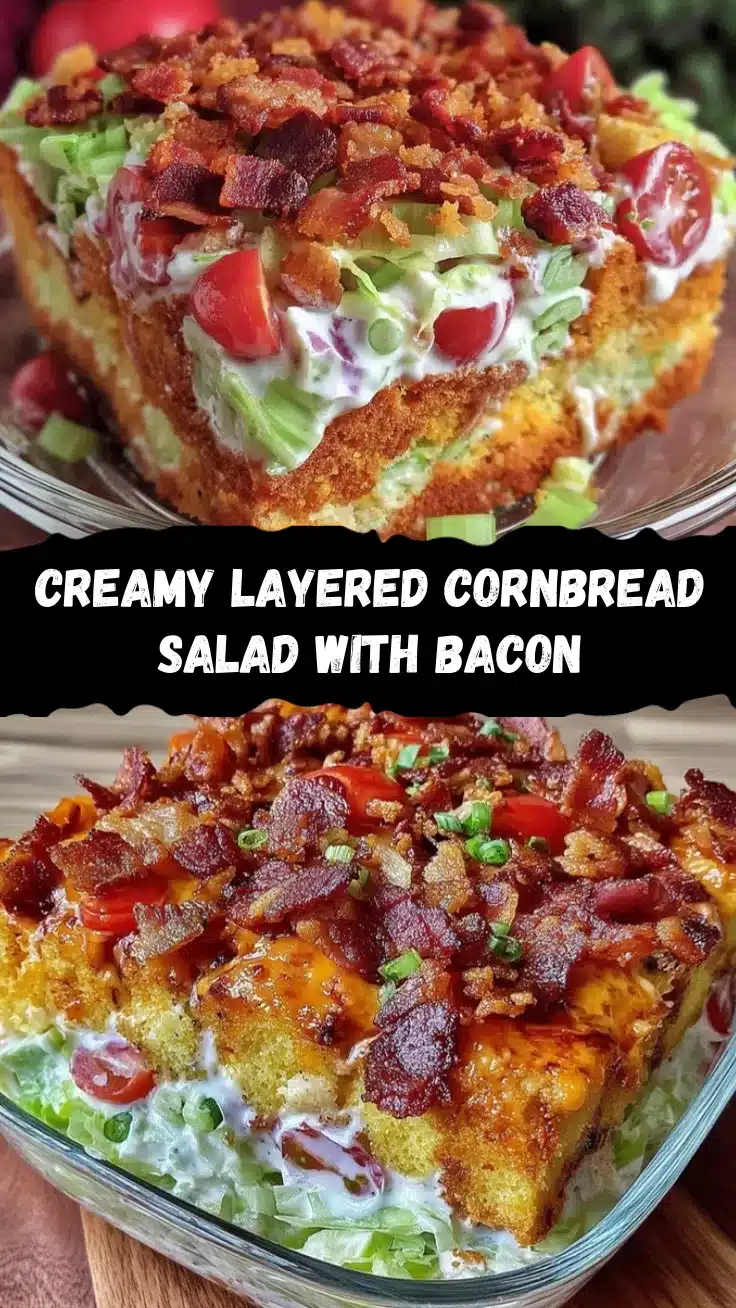 cornbread salad with ranch and bacon recipe
