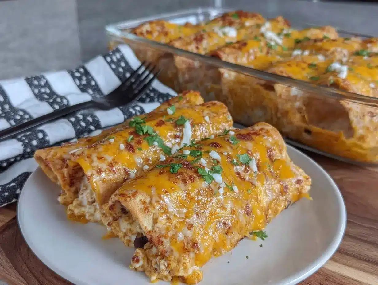Creamy Butternut Squash Enchiladas preparation steps