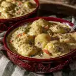 creamy chicken gnocchi soup - featured image