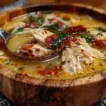 creamy marry me chicken soup - featured image