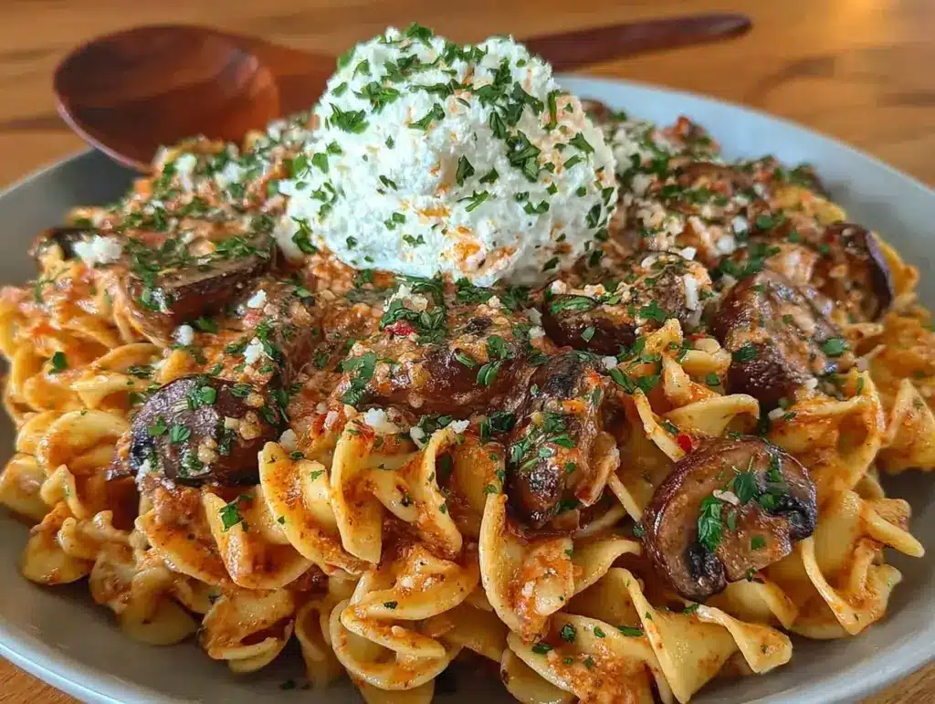Creamy Mushroom Stroganoff - featured image