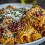 creamy tomato garlic pasta - featured image