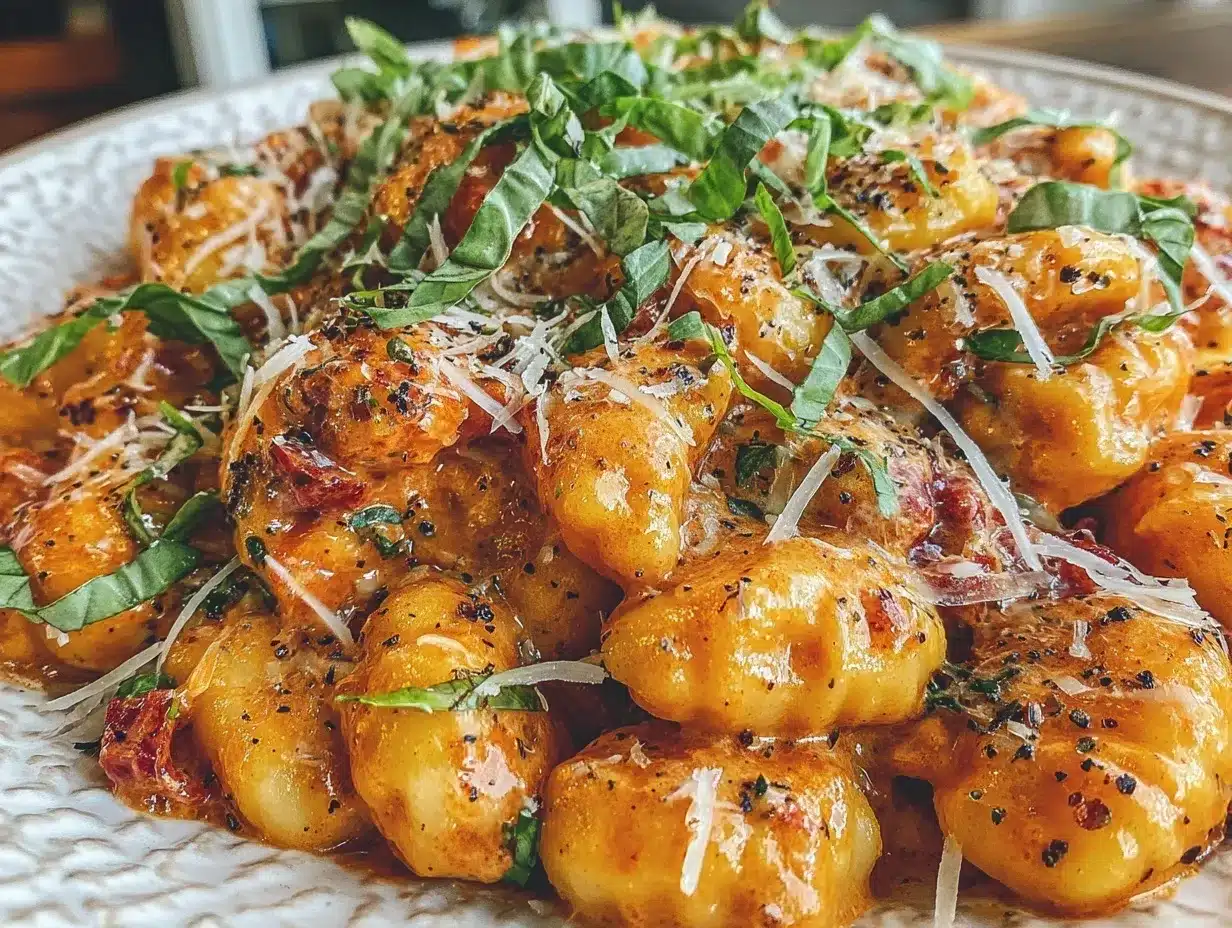 creamy tomato gnocchi preparation steps