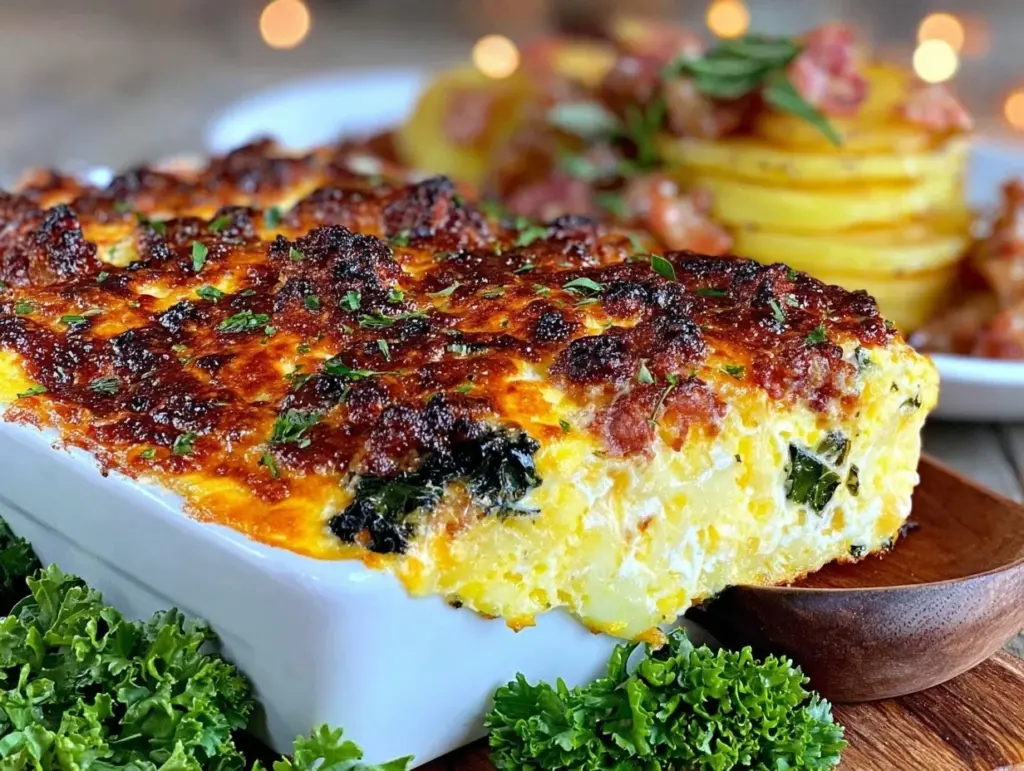 creamy Zuppa Toscana casserole - featured image