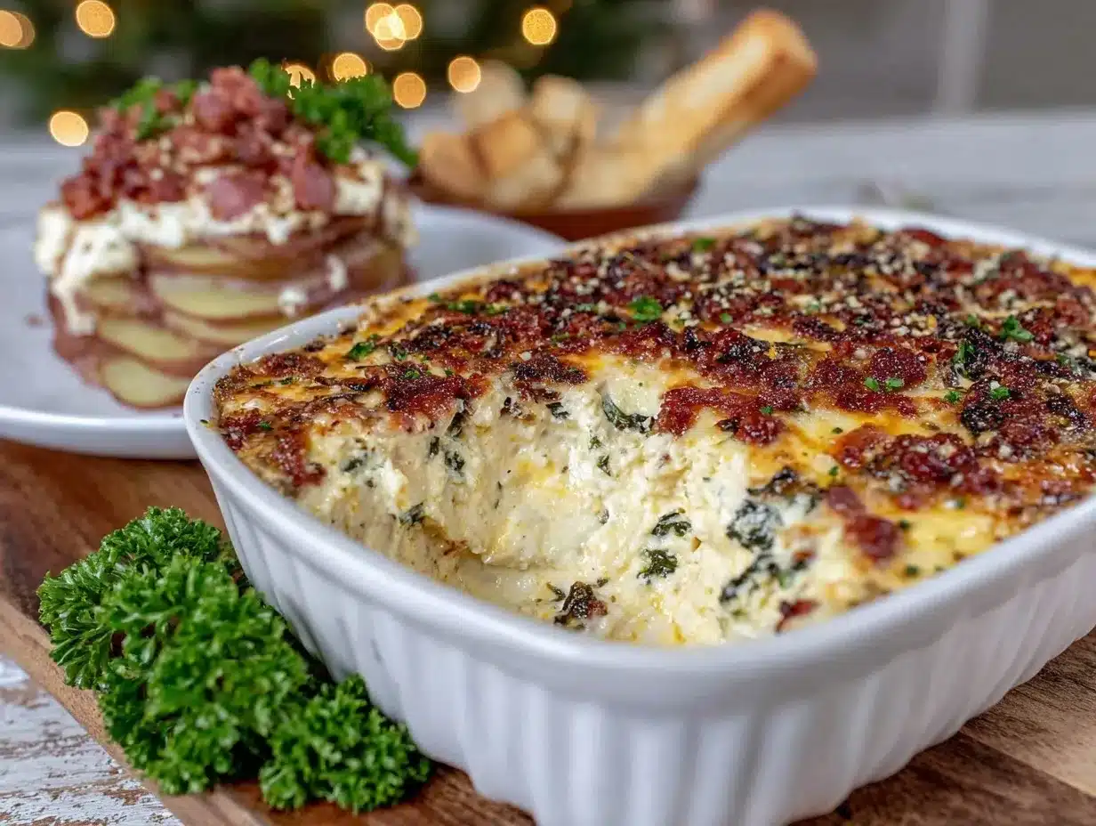 creamy Zuppa Toscana casserole preparation steps