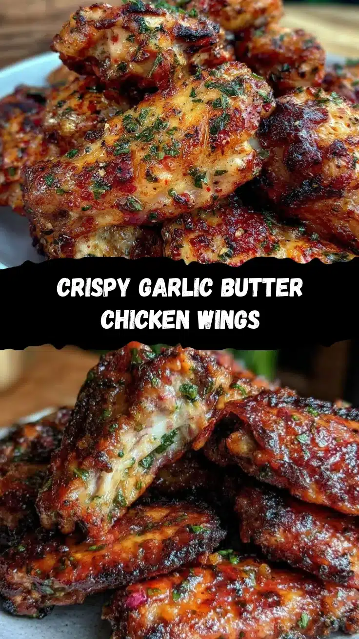 crispy garlic butter chicken wings recipe