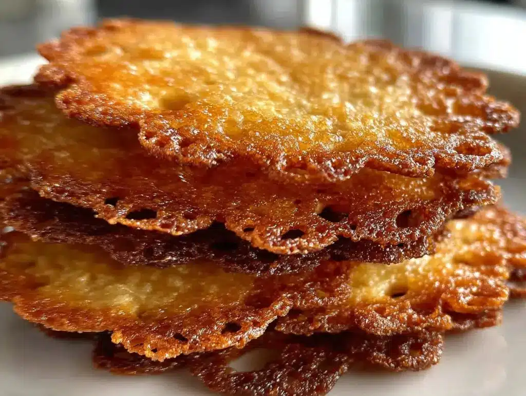 crispy oatmeal lace cookies - featured image