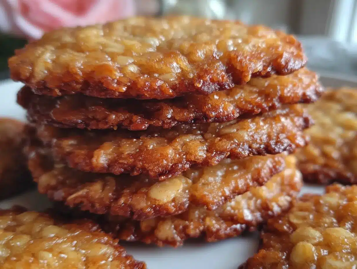 crispy oatmeal lace cookies preparation steps