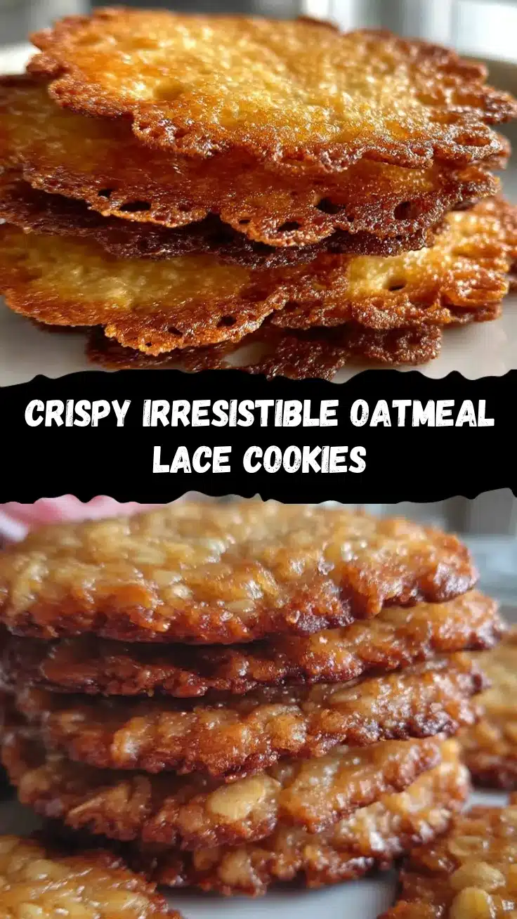 crispy oatmeal lace cookies recipe