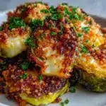 crispy Parmesan-crusted Brussels sprouts - featured image