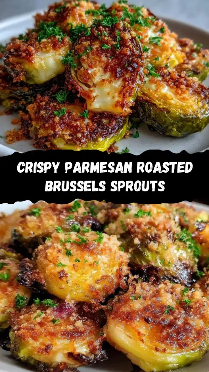 crispy Parmesan-crusted Brussels sprouts recipe