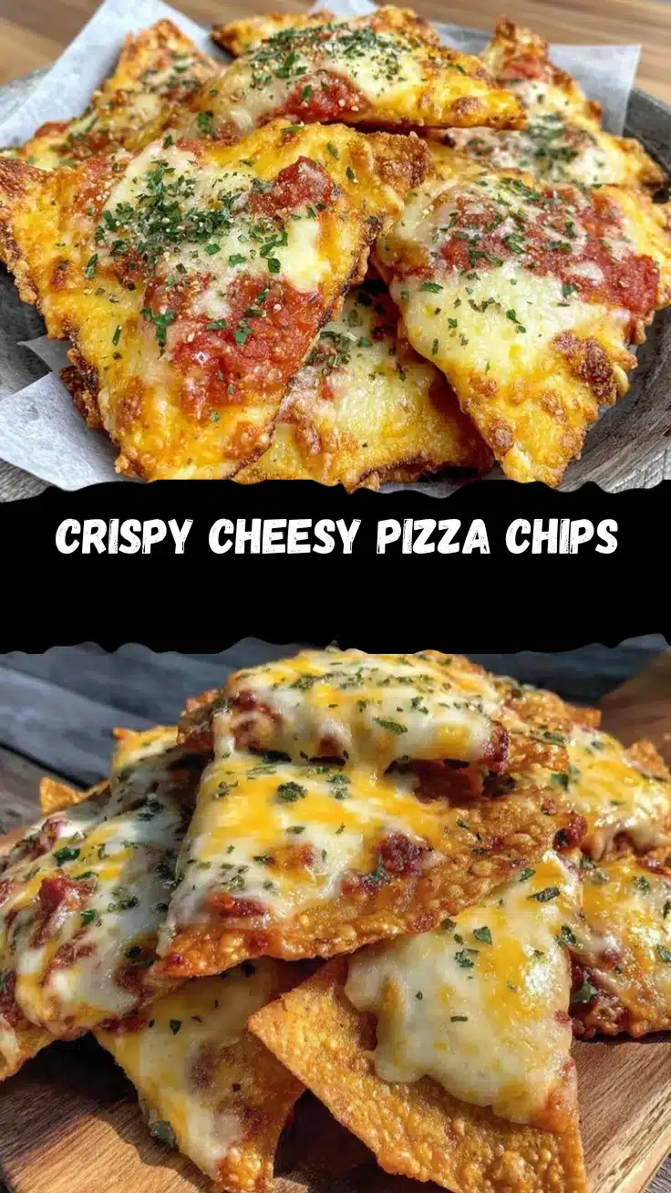 crispy pizza chips recipe
