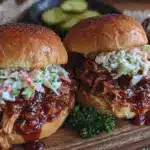 crockpot BBQ chicken sliders - featured image