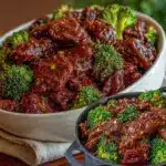 crockpot beef and broccoli recipe - featured image
