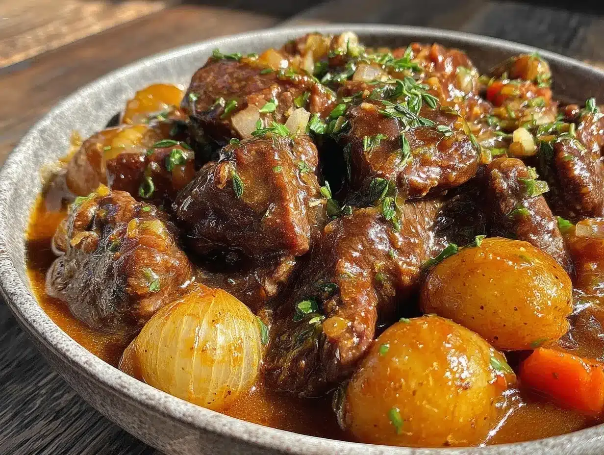 crockpot beef stew preparation steps