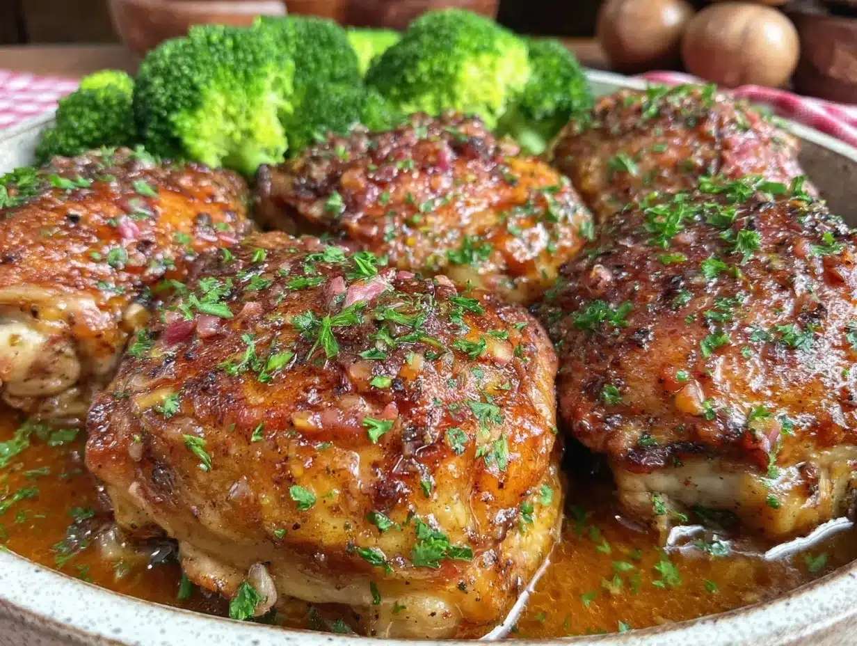 crockpot honey garlic chicken thighs preparation steps