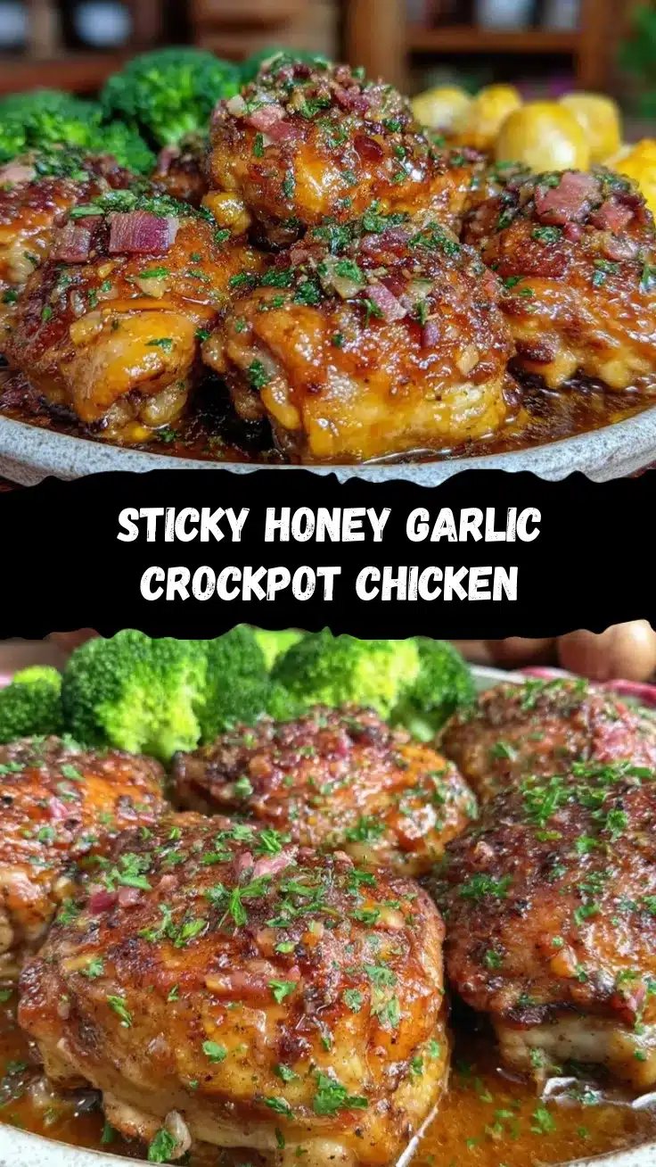 crockpot honey garlic chicken thighs recipe