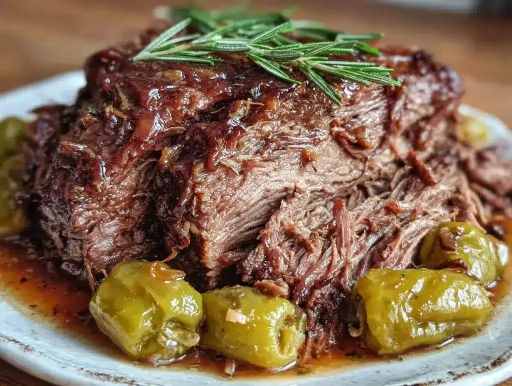 crockpot Mississippi pot roast - featured image
