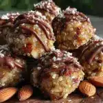 Daniel Fast Almond Butter Energy Bites - featured image