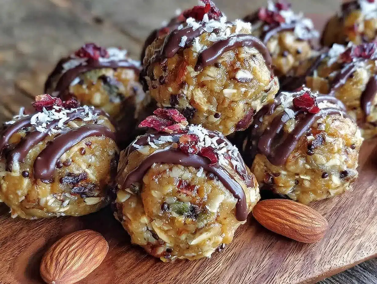 Daniel Fast Almond Butter Energy Bites preparation steps