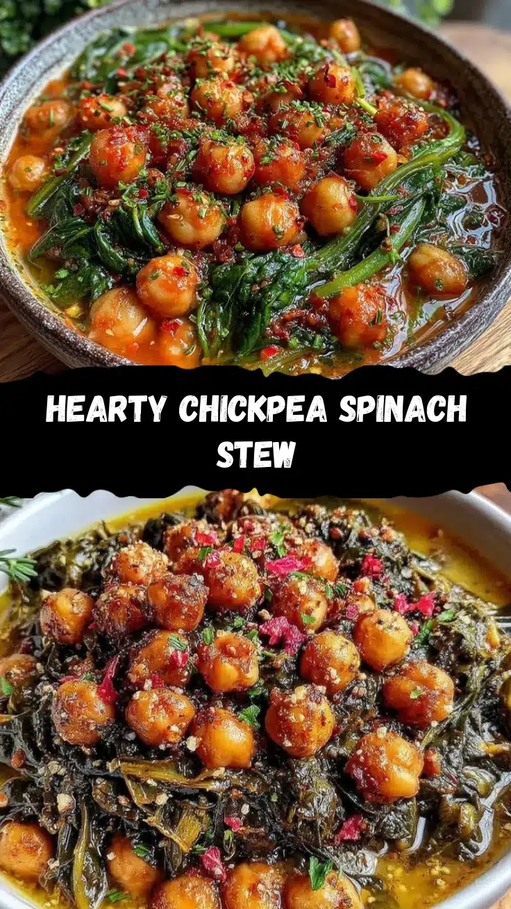 Daniel Fast chickpea and spinach stew recipe