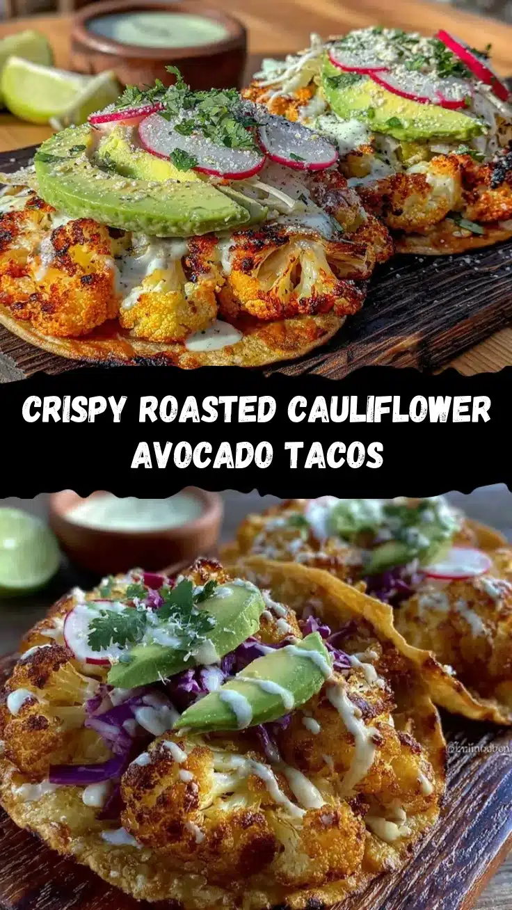Daniel Fast roasted cauliflower tacos recipe