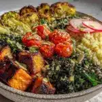 Daniel Fast Roasted Vegetable Buddha Bowl - featured image