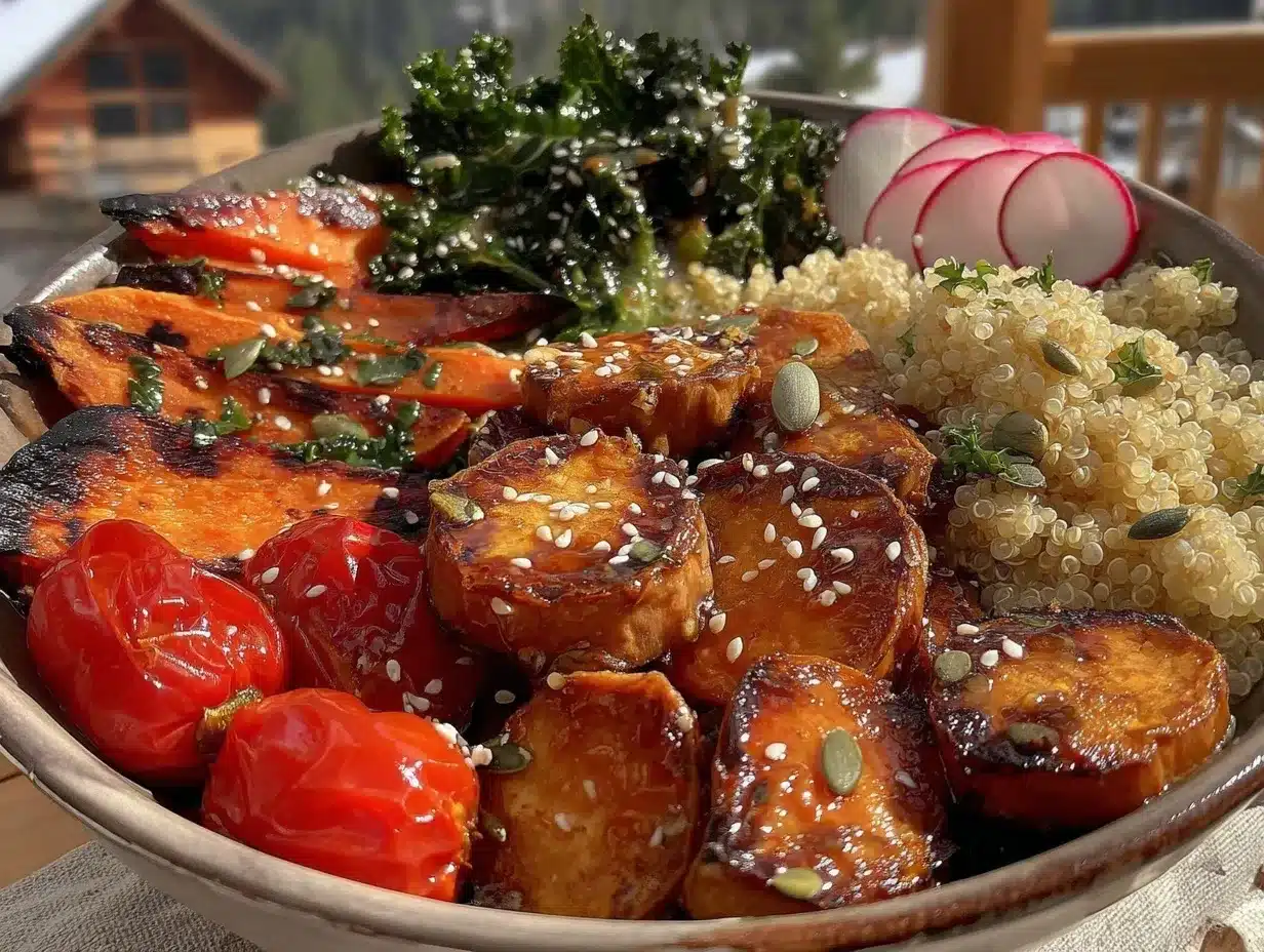 Daniel Fast Roasted Vegetable Buddha Bowl preparation steps