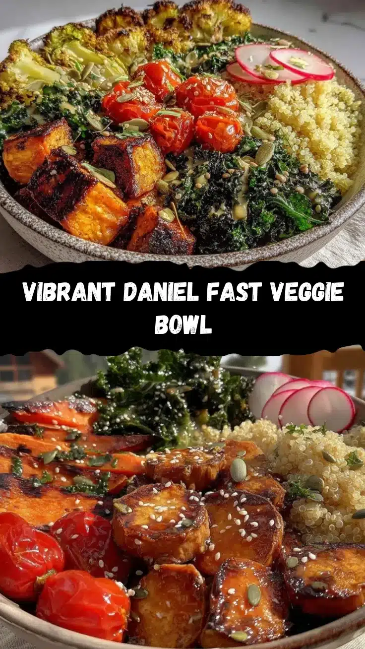 Daniel Fast Roasted Vegetable Buddha Bowl recipe