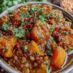 Daniel Fast sweet potato and lentil curry - featured image