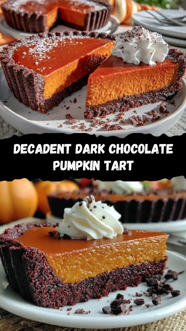 dark chocolate pumpkin tart recipe