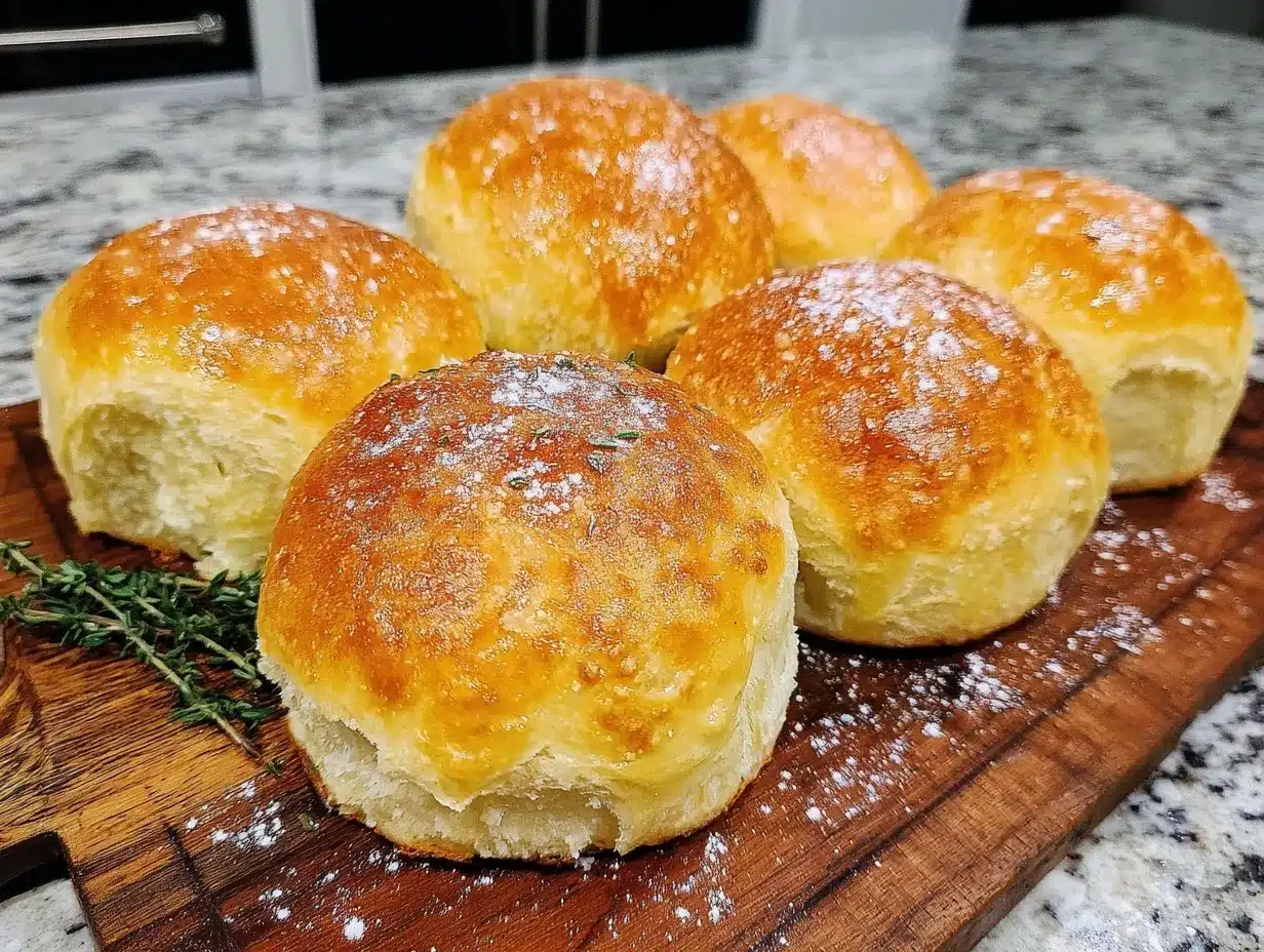 fluffy burger buns preparation steps