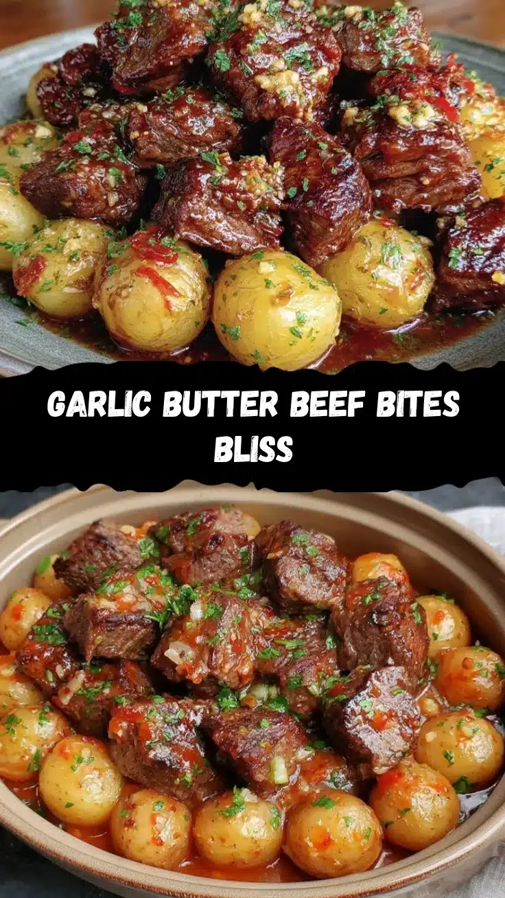 garlic butter beef bites recipe