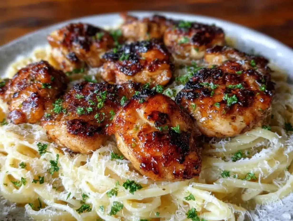 Garlic Butter Chicken Bites preparation steps