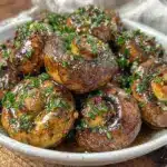garlic butter mushrooms - featured image