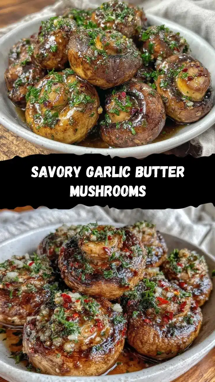 garlic butter mushrooms recipe