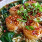 garlic butter shrimp ramen - featured image