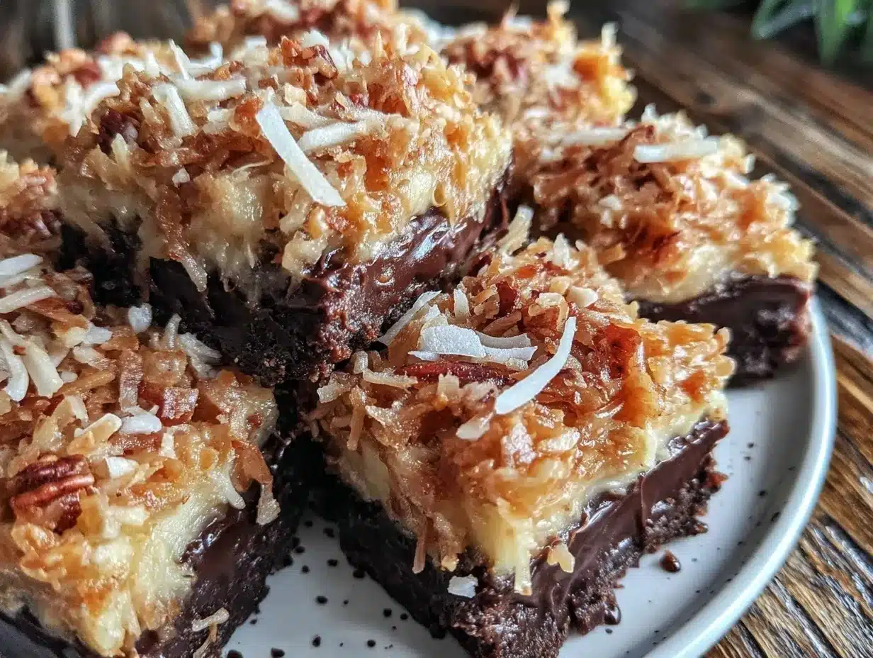 German Chocolate Fudge preparation steps