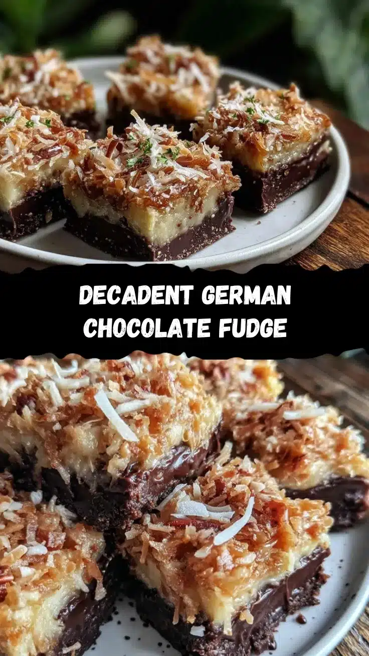 German Chocolate Fudge recipe