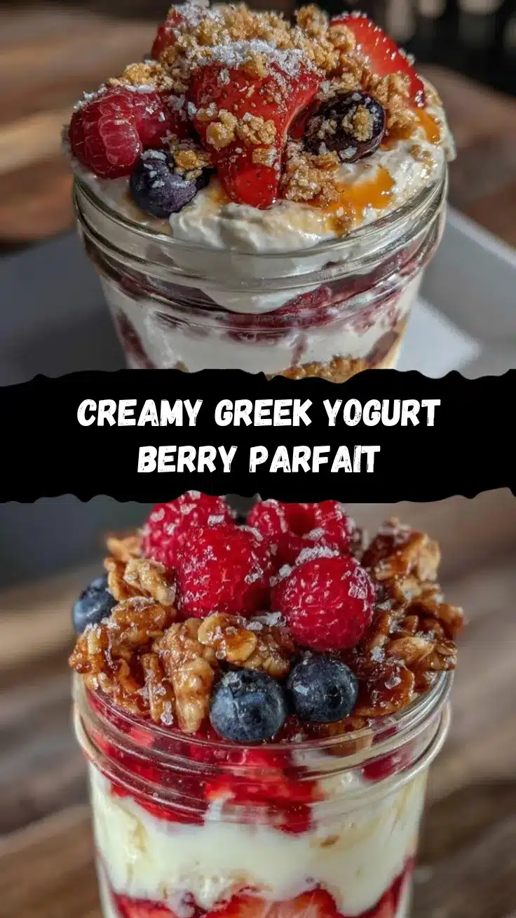 Greek yogurt parfait recipe