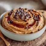healthy cookie dough hummus dip - featured image